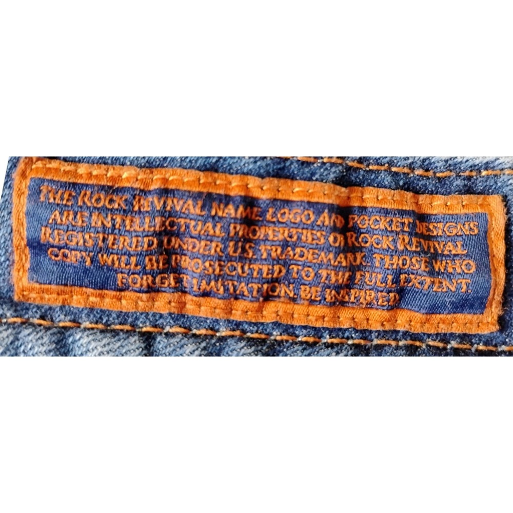 Rock Revival Celine Bootcut Embellished Jeans Size 30 Style# RRJ814617AA - Picture 10 of 12